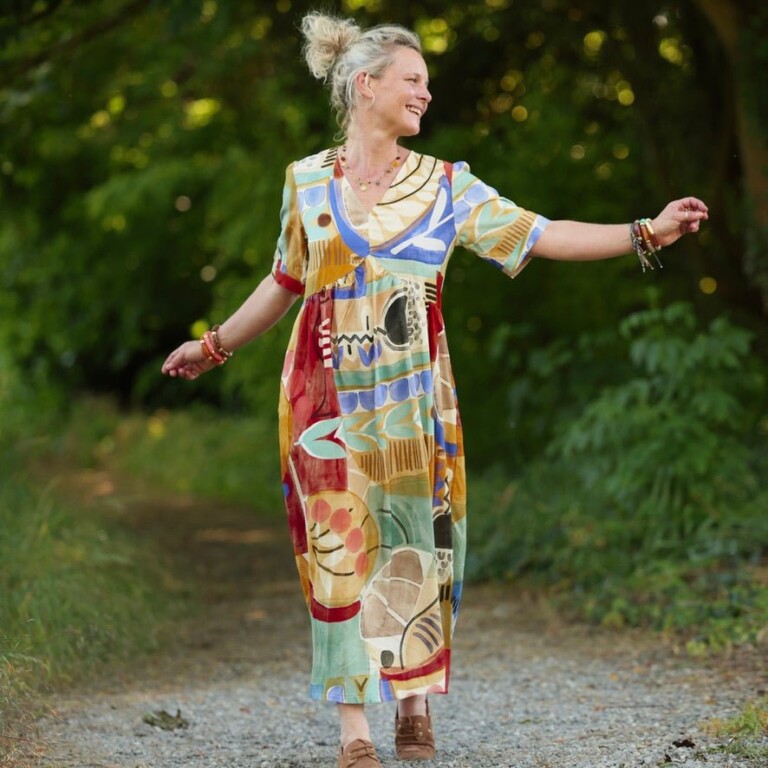 Quintessence - Robe Édonie — Fresque d'été – 3XL