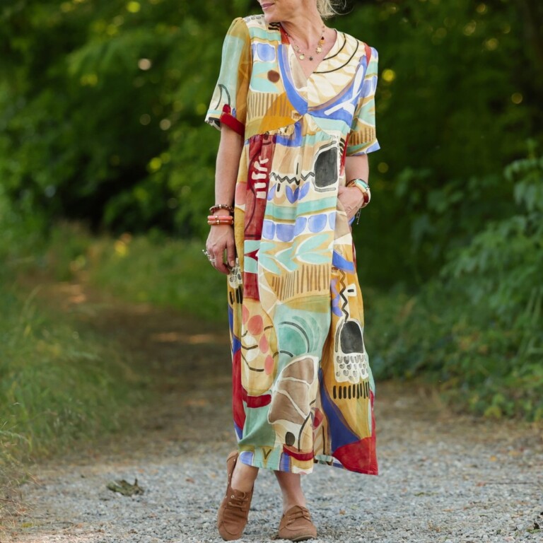 robe edonie fresque dete 1380558 Quintessence - Robe Édonie — Fresque d'été – 3XL