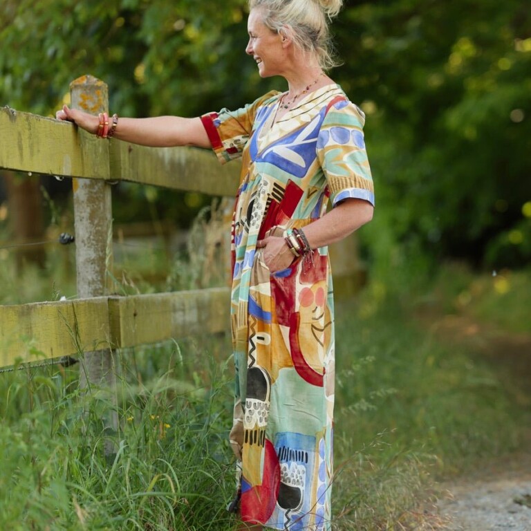 Quintessence - Robe Édonie — Fresque d'été – 3XL