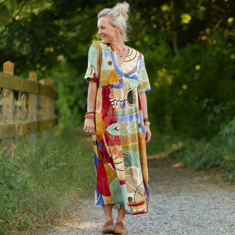 Quintessence - Robe Édonie — Fresque d'été – 3XL