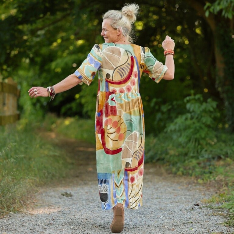 Quintessence - Robe Édonie — Fresque d'été – 3XL