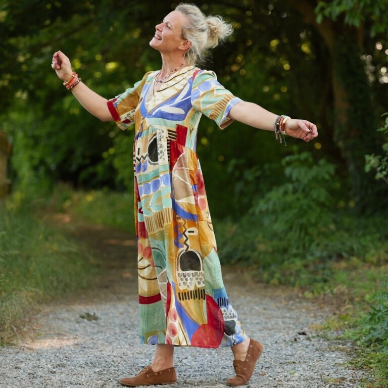 Quintessence - Robe Édonie — Fresque d'été – 3XL