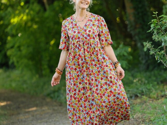 Quintessence - Robe Édonie — Jardin majorelle – 3XL