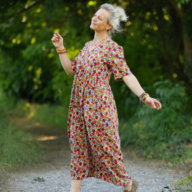 Quintessence - Robe Édonie — Jardin majorelle – 3XL