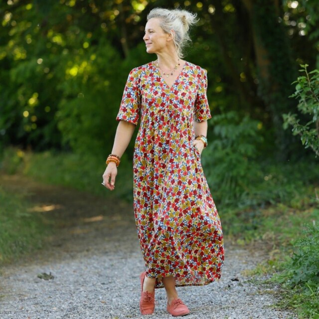 Quintessence - Robe Édonie — Jardin majorelle – 3XL