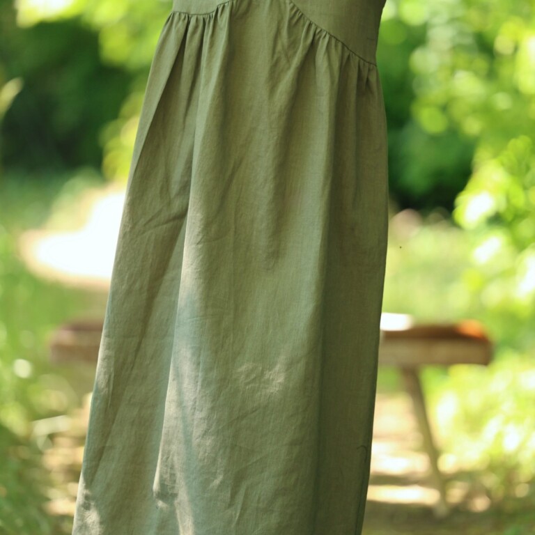 Quintessence - Robe Édonie — Lin kaki – XL