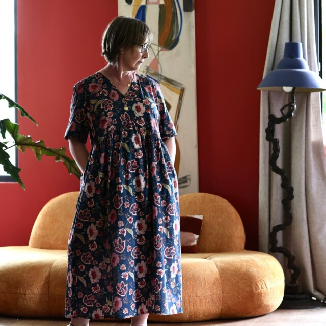Quintessence - Robe Édonie — Lin terracotta – 3XL