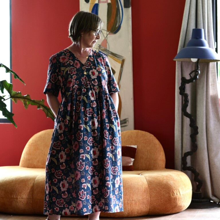 Quintessence - Robe Édonie — Lin terracotta – XXL