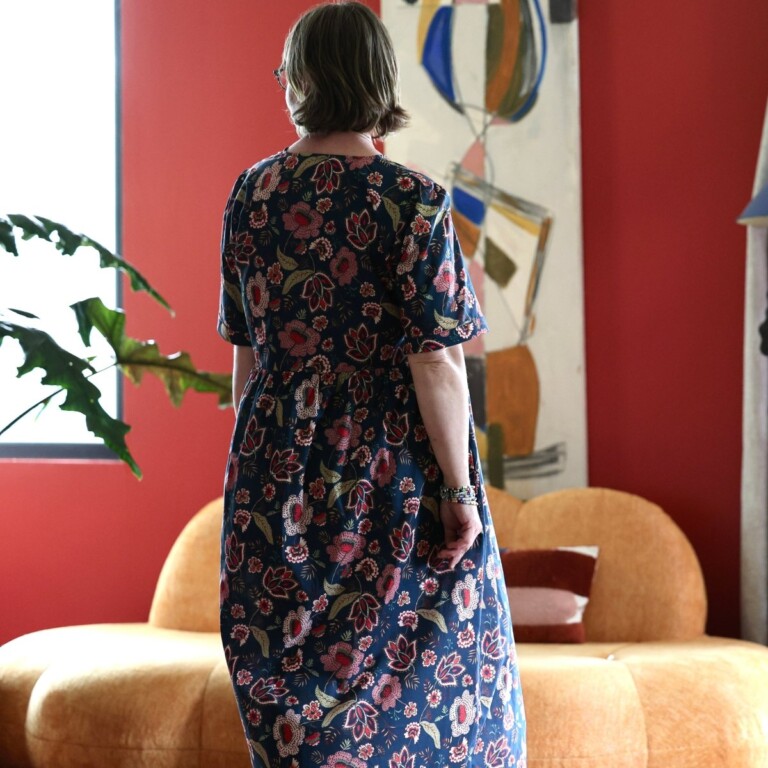Quintessence - Robe Édonie — Lin terracotta – XXL