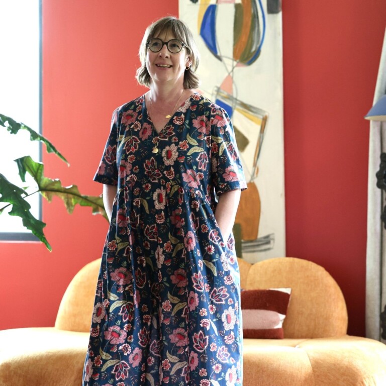 Quintessence - Robe Édonie — Lin terracotta – XXL