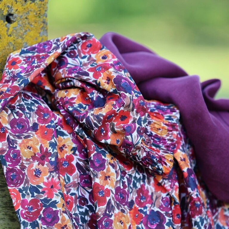 Quintessence - Robe Joanne — Coton crépuscule épicé – Taille unique