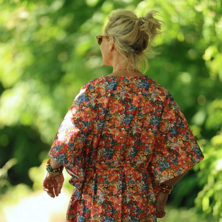 Quintessence - Robe Joanne — Coton flammé botanique – Taille unique