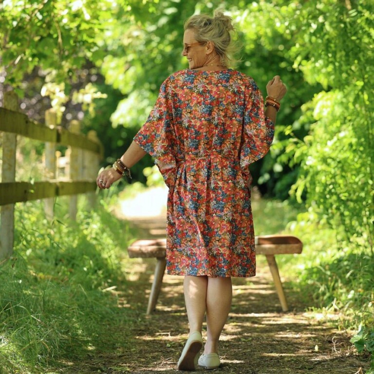 Quintessence - Robe Joanne — Coton flammé botanique – Taille unique