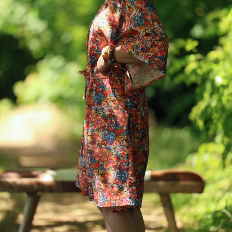 Quintessence - Robe Joanne — Coton flammé botanique – Taille unique