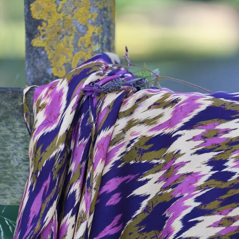 Quintessence - Robe Joanne — Viscose ikat – Taille unique