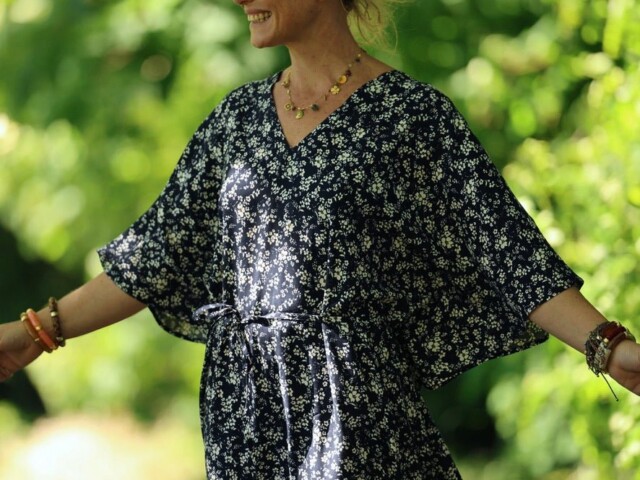 robe joanne viscose nuit dete 6596560 Quintessence - Robe Joanne — Viscose nuit d'été – Taille unique