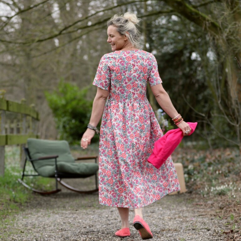 Meta SS25 - Robe Juliette - Coton Capucine corail – S