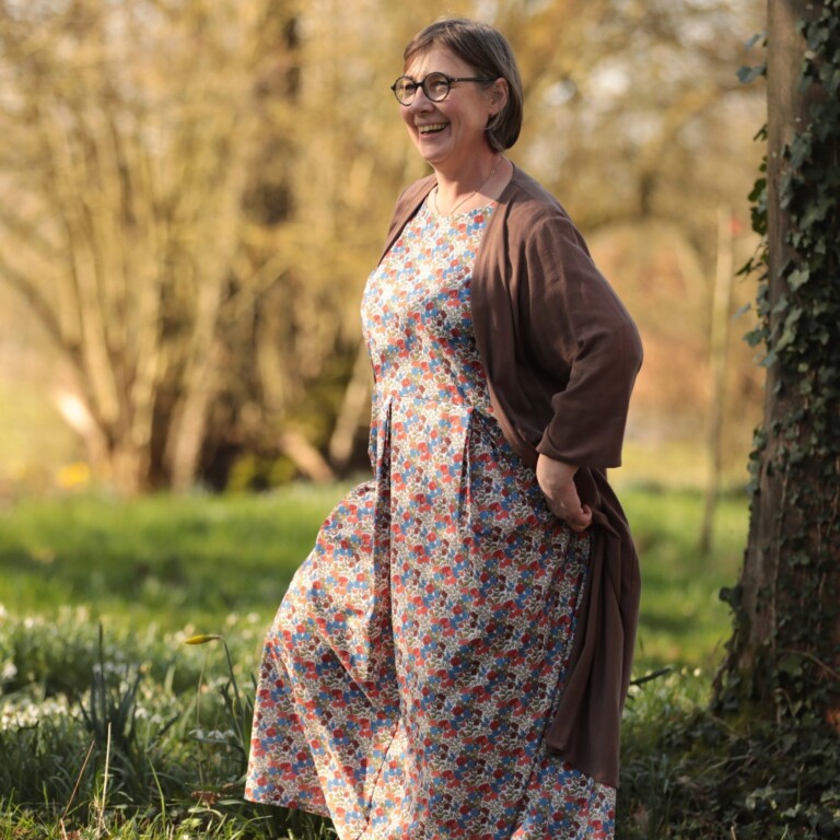 Meta SS25 - Robe Louisa - Coton Petit floral poétique – XXL