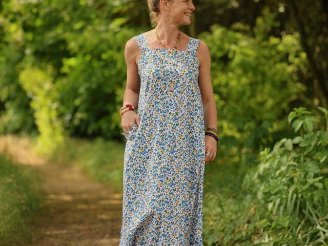 robe sybille coton bucolique 9975201 Quintessence - Robe Sybille — Coton bucolique – XXL