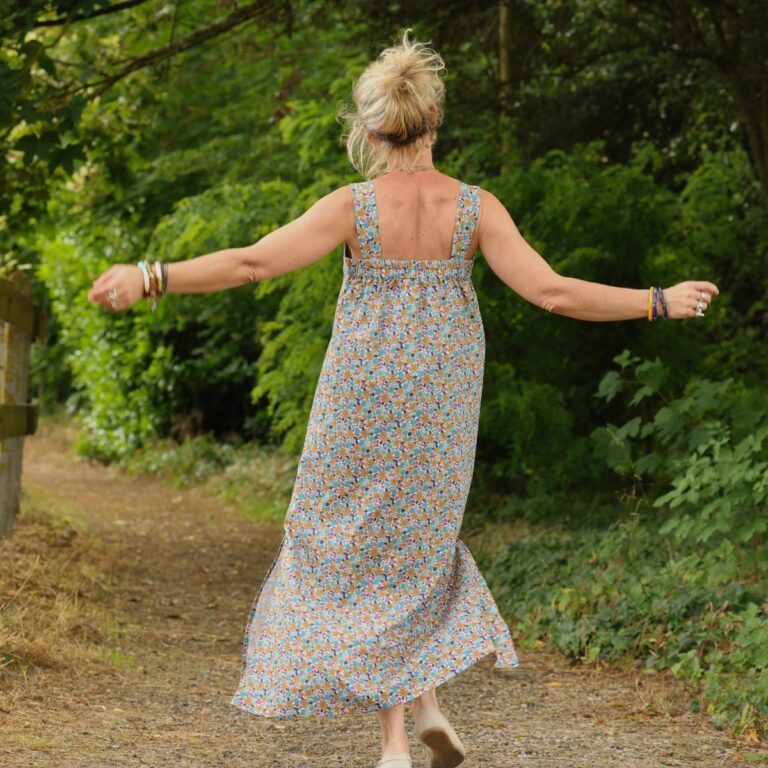Quintessence - Robe Sybille — Coton lavé Jardin d'Augustine – XXL