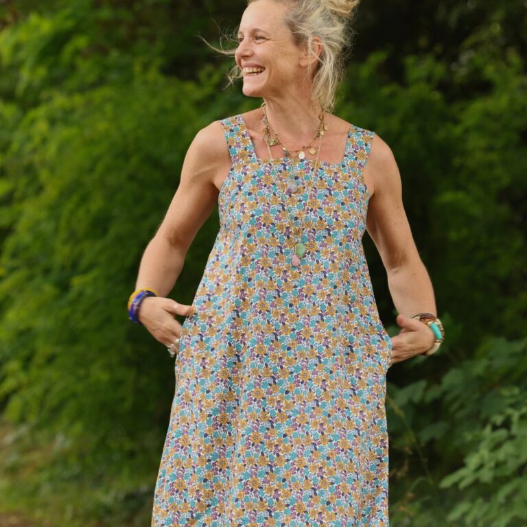 Quintessence - Robe Sybille — Coton lavé Jardin d'Augustine – XXL