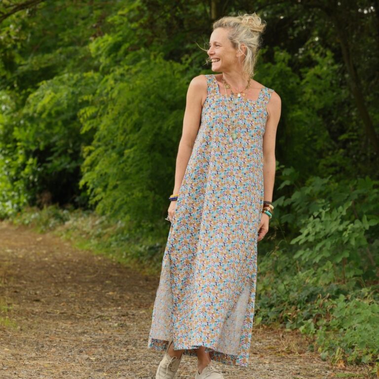 Quintessence - Robe Sybille — Coton lavé Jardin d'Augustine – XXL