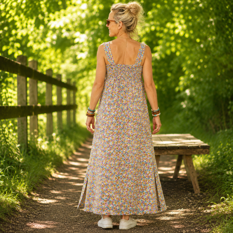 Quintessence - Robe Sybille — Coton lavé Jardin d'Augustine – XXL