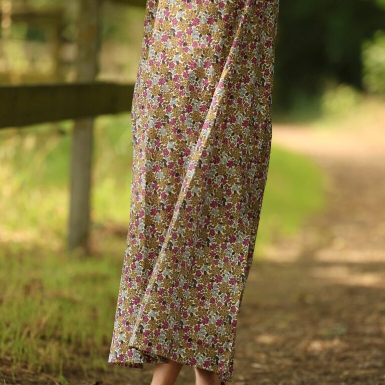 Quintessence - Robe Sybille — Coton lavé Jardin de Joséphine – XXL