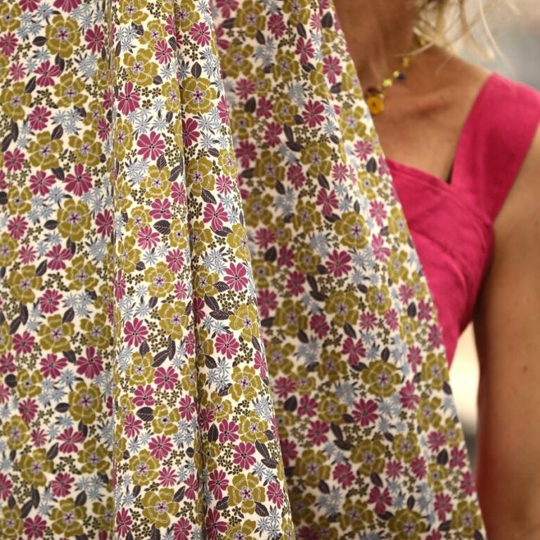 Quintessence - Robe Sybille — Coton lavé Jardin de Joséphine – XXL