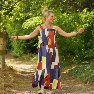 Quintessence - Robe Sybille — Satin de coton Atelier dartiste