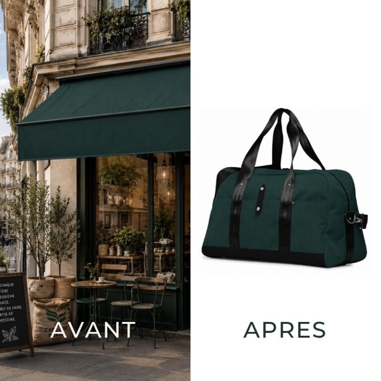 Saint-Lazare - Sac de voyage vert