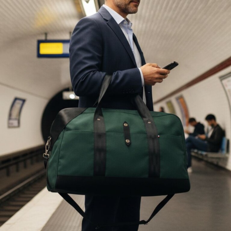 Saint-Lazare - Sac de voyage vert