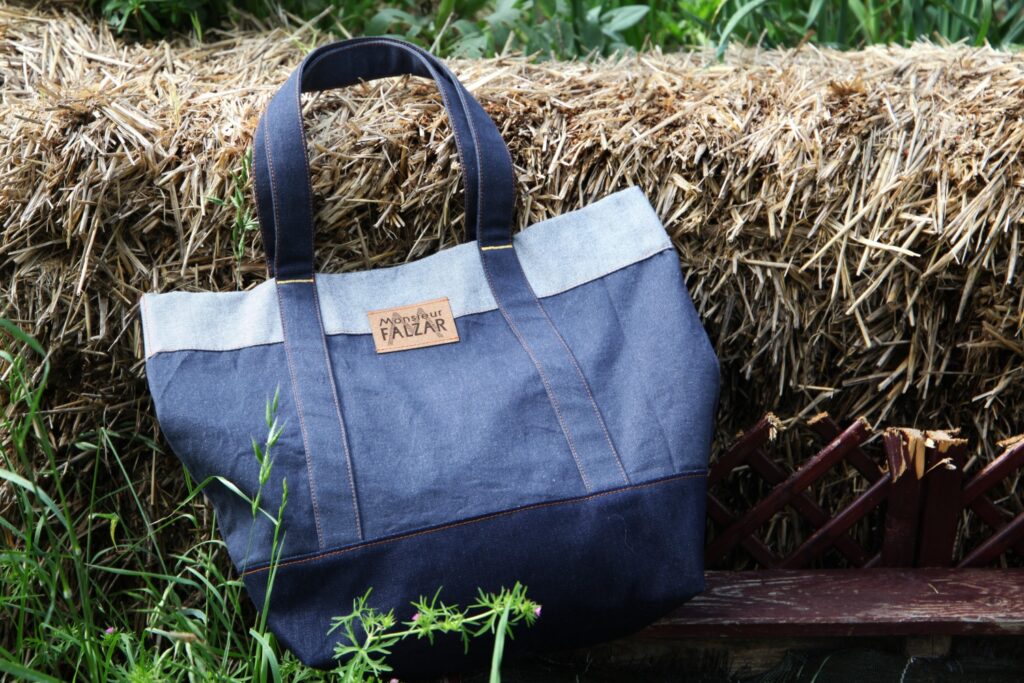 sac Jeans recycle 14 5oz 0003 1024x683 1 Monsieur Falzar - Le sac Monsieur Falzar