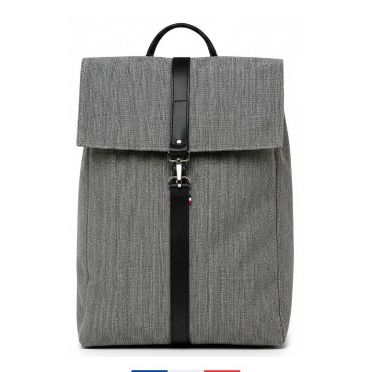 sac a dos toile Saint-Lazare - Sac à dos Made in France - Jack gris souris