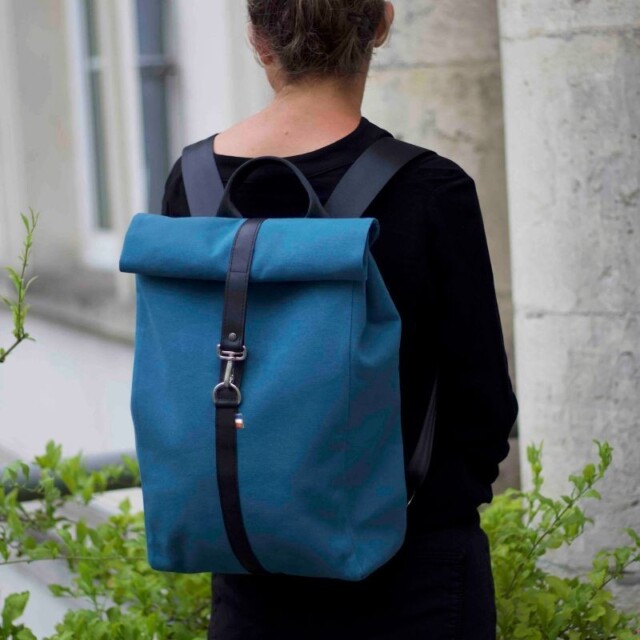 Saint-Lazare - Sac à dos Made in France - Jack bleu paon