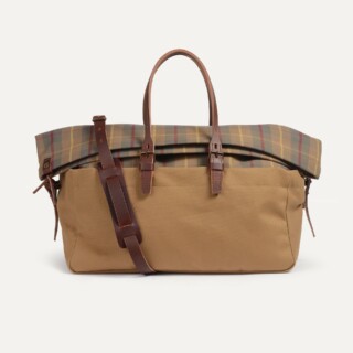 Bleu de Chauffe - Sac de voyage Cabine – Tartan Camel