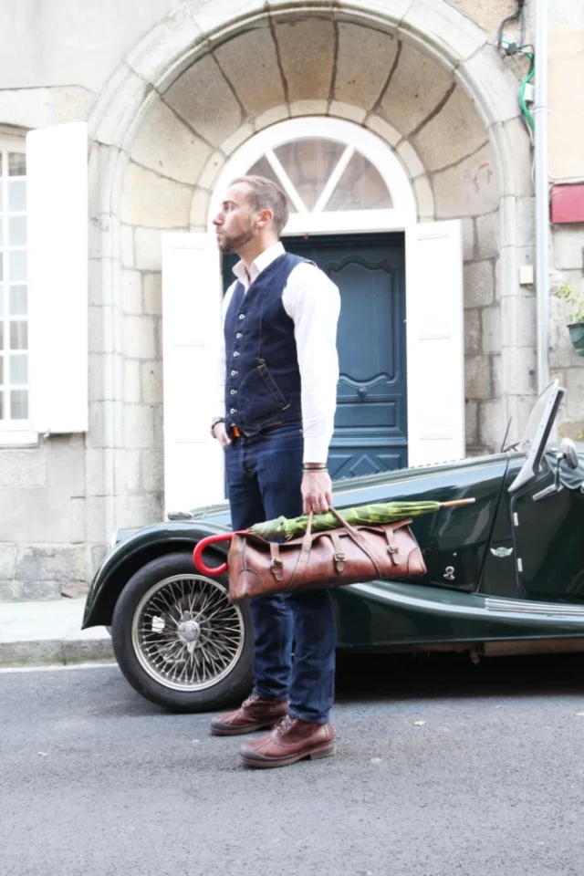 Monsieur Falzar - Le jeans Selvedge 375 - poids léger – 32 = 42 FR