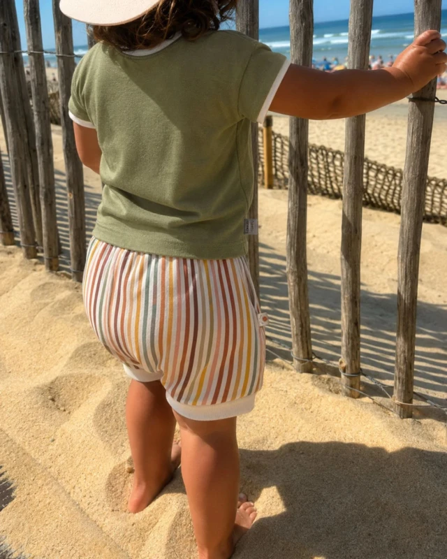 Petit Pote - Bloomer Jersey de coton – 3-4 ans / Bleu indigo