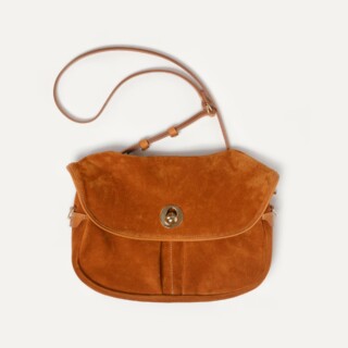 Soft musette S Janice – Ocre par la marque Bleu de Chauffe Bleu de Chauffe - Soft musette S Janice – Ocre