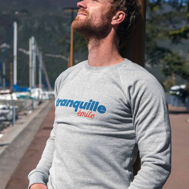 Tranquille Emile.net - Tranquille Emile gris – XL/XXL