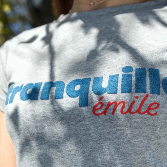 Tranquille Emile.net - Le Tranquille Emile gris – XL