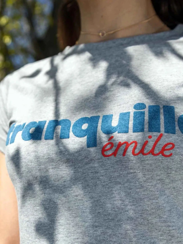 Tranquille Emile.net - Le Tranquille Emile gris – XL
