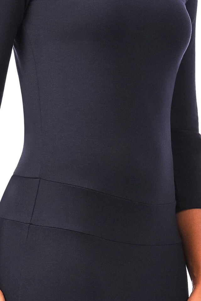 Thelma Rose - Robe midi col bateau Juliette – 44 / Noir