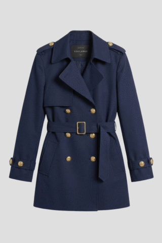 Coulange - B61 trench officier déperlant bleu marine  44