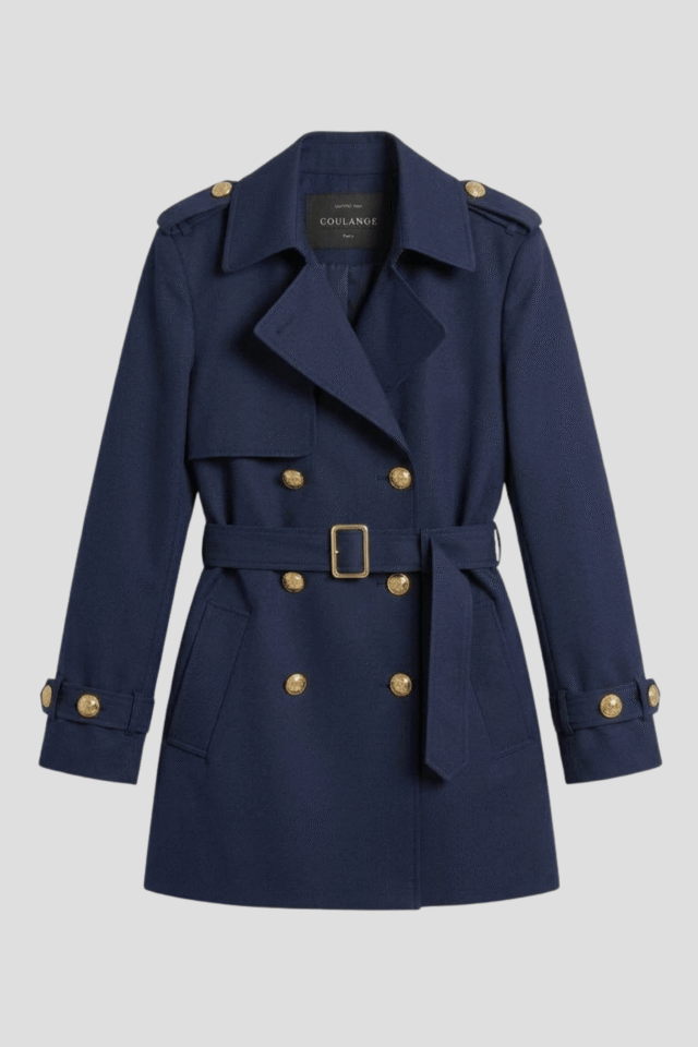 Coulange - B61 trench officier déperlant bleu marine – 44