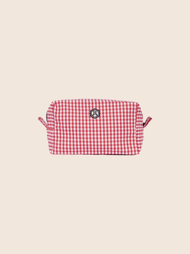 trousse petit modele toile recyclee blanc rouge 1 JULES & JENN -