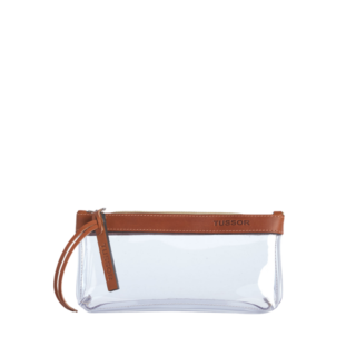 TUSSOR - Trousse PVC et cuir Gold Médium1
