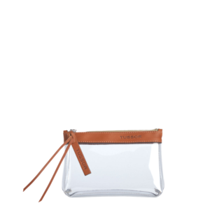 TUSSOR - Trousse PVC et cuir Gold Small