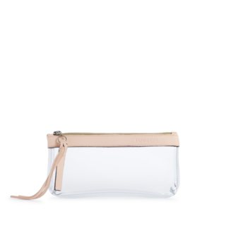 Trousse PVC et cuir Poudré Médium1 par la marque TUSSOR TUSSOR - Trousse PVC et cuir Poudré Médium1