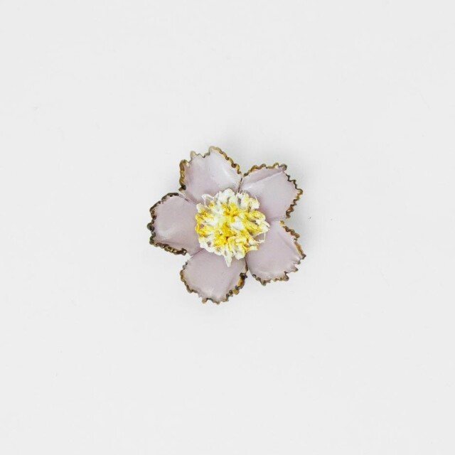 Ciléa Paris - Pin’s fleur Tuba – Vert